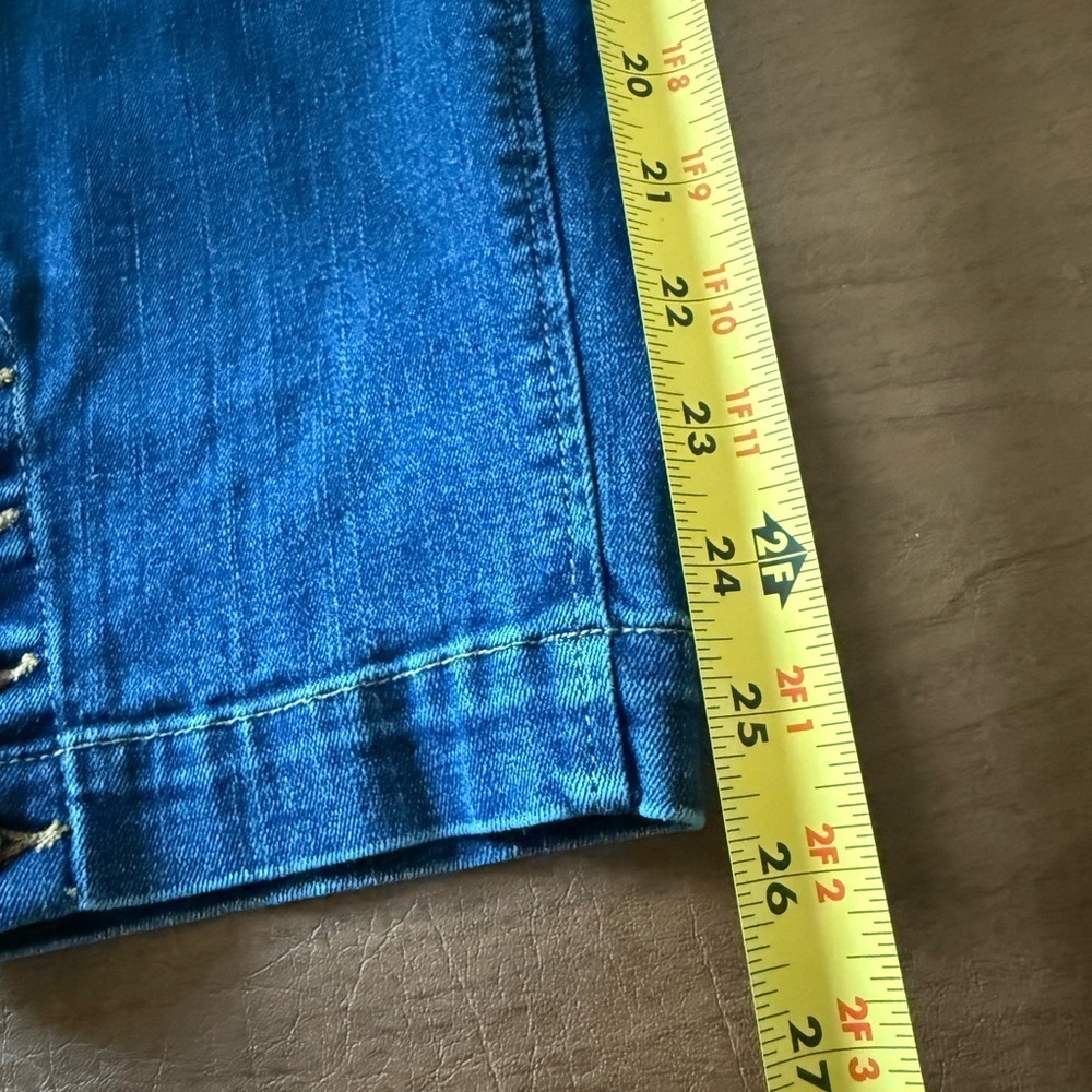 NWOT Talbots Flawless 5-Pocket Blue Jeans SZ 14; Buttons at Ankles - Picture 8 of 12